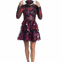 Dress The Population Yasmine Dress Statement Sequins