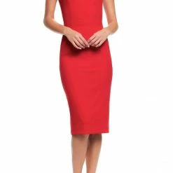 Dress The Population Lita Dress Red