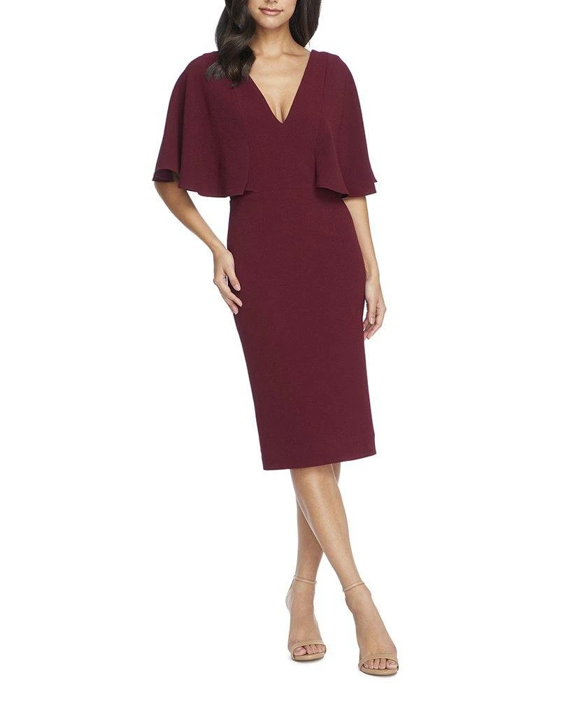 Dress The Population Red Louisa Dress 4 Dress The Population Red Louisa Dress