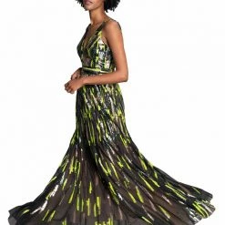 Dress The Population Statement Sequins Samira Dress