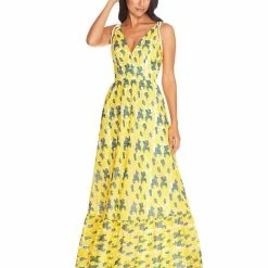 Dress The Population Sunny Dress Yellow