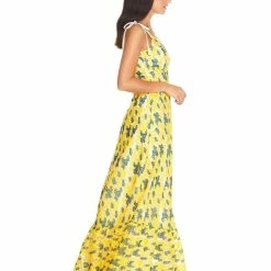 Dress The Population Sunny Dress Yellow