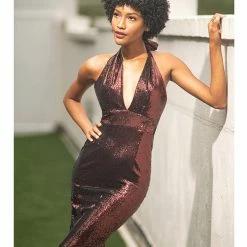 Dress The Population Statement Sequins Vanessa Dress